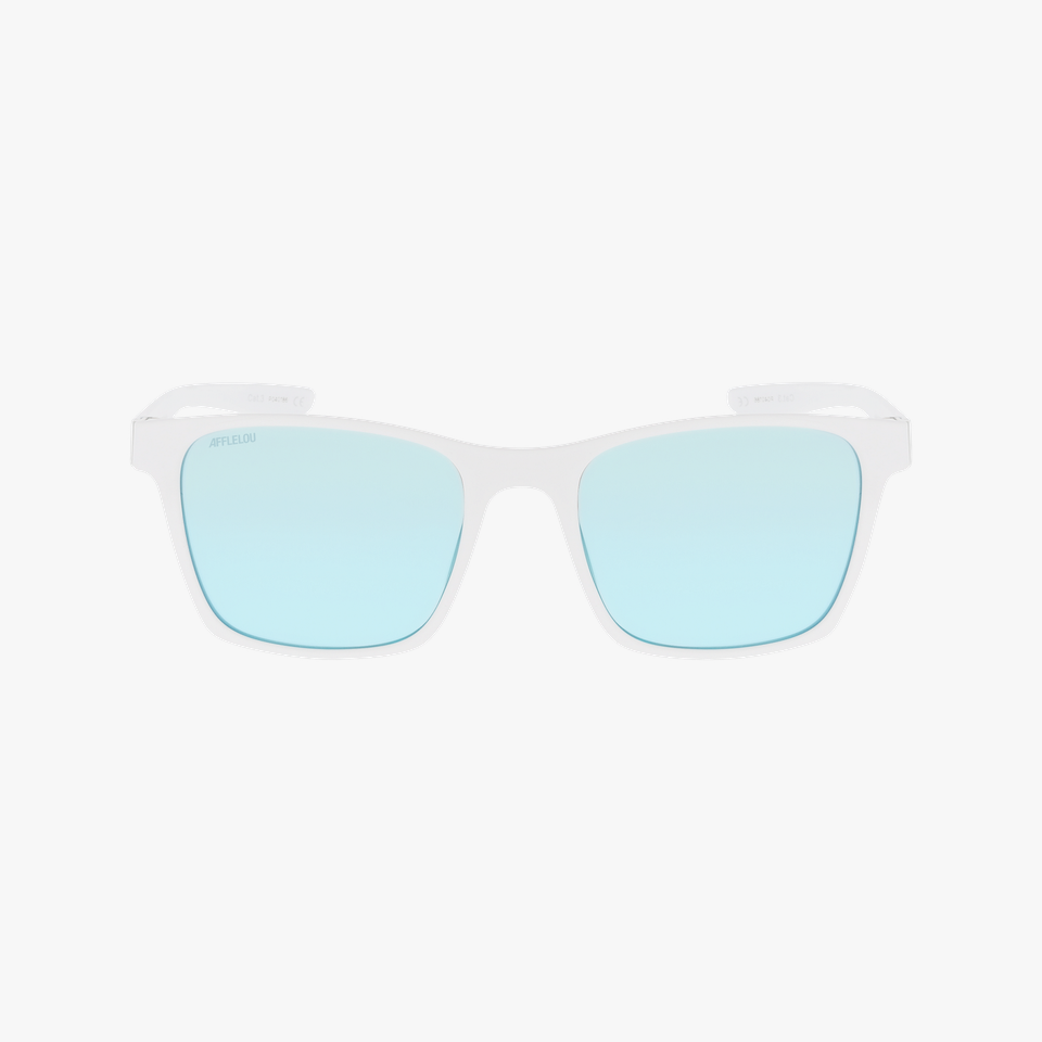 Lunettes de soleil femme KADEN POLARIZED blanc - Vue de face