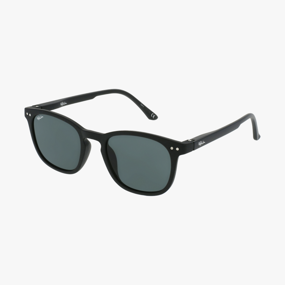 Lunettes de soleil enfant VALME noir - Vue de 3/4