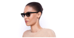 LUNETTES DE SOLEIL femme SK0374 noir - Vue de face