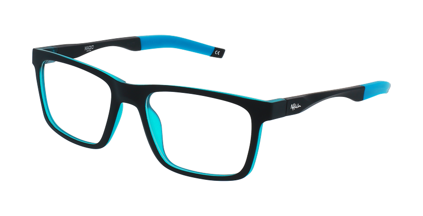 LUNETTES DE VUE enfant MAGIC 190 noir/vert - Vue de face