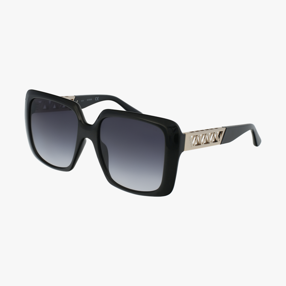 Lunettes de soleil femme GU7689 noir - Vue de 3/4