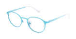 Lunettes de vue homme ROMAN bleu/blanc - Vue de face