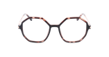 Lunettes de vue femme DIANE écaille - Vue de face