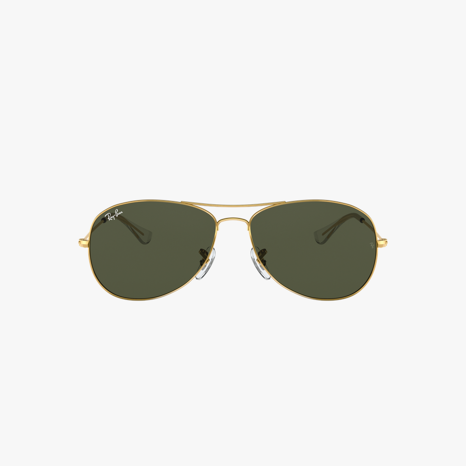 Lunettes de soleil homme COCKPIT dorée - Vue de face