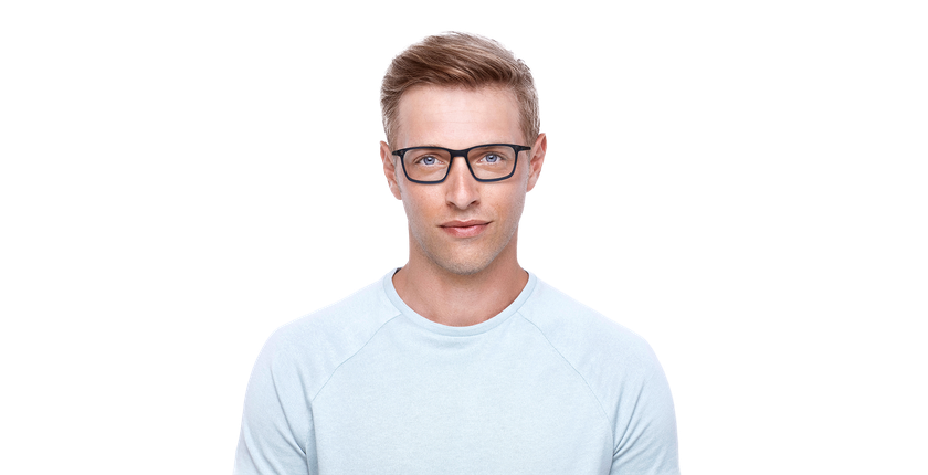 Lunettes de vue homme MAGIC273 bleu - Vue de face