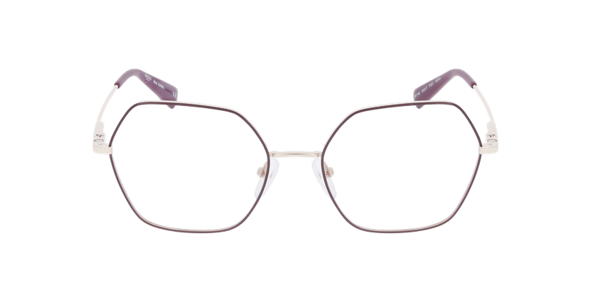 Lunettes de vue femme KIARA violet - Vue de face