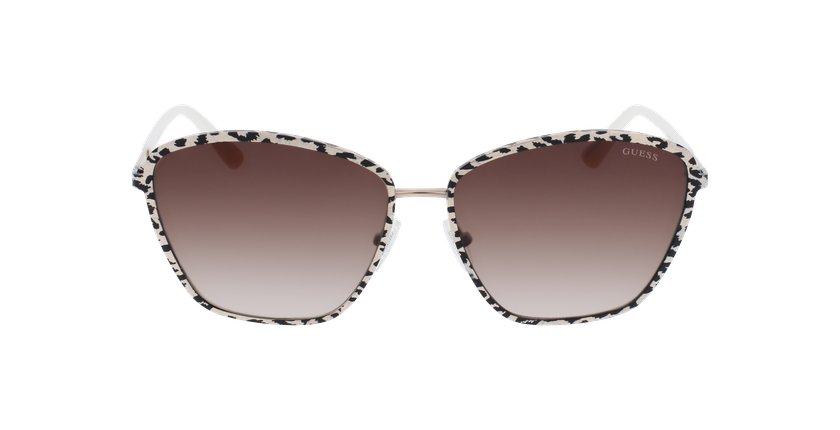 LUNETTES DE SOLEIL femme GU7848 doré - Vue de face