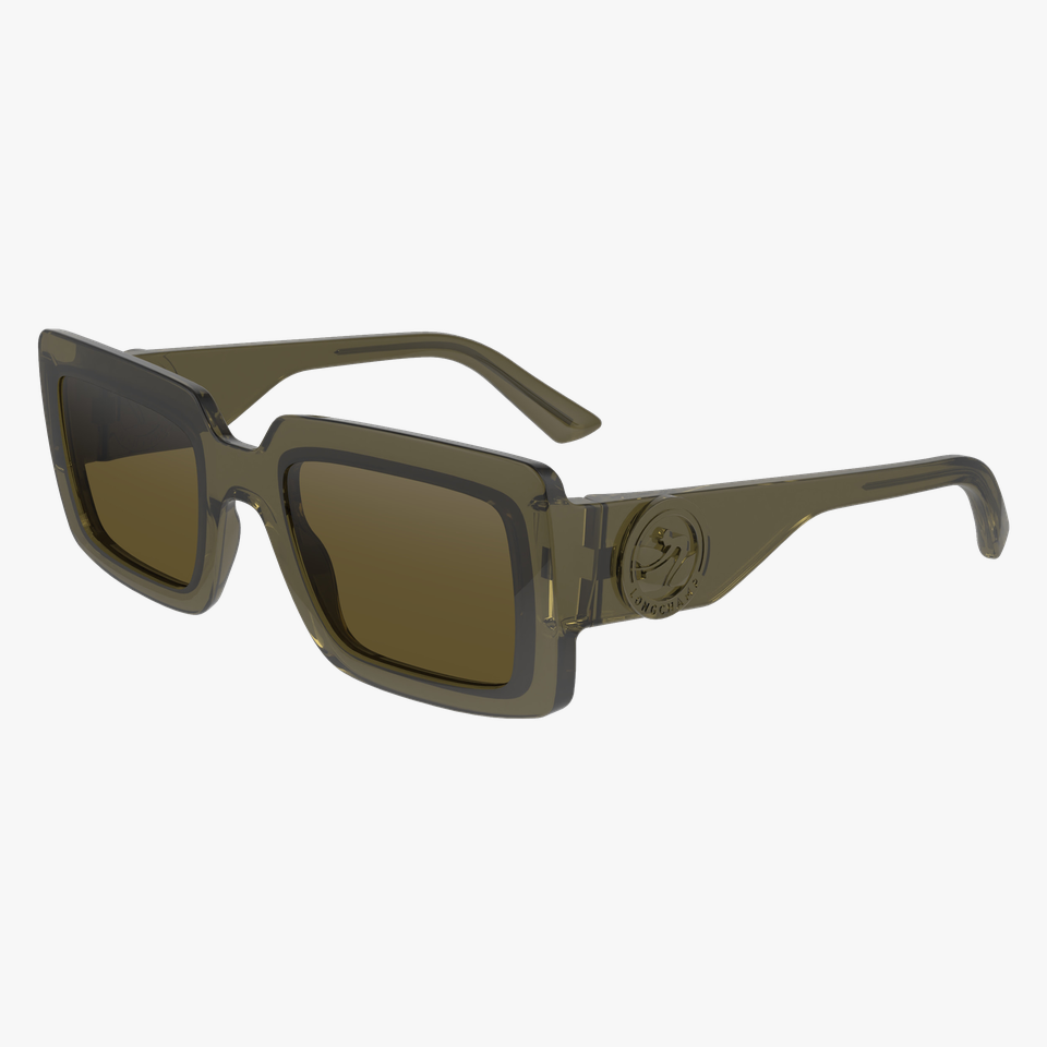 Lunettes de soleil femme LO743S vert - Vue de face