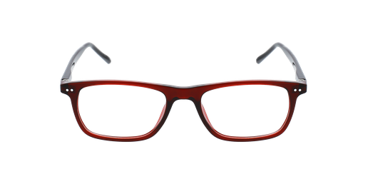 LUNETTES DE VUE enfant MIKA rouge/noir Vue de face