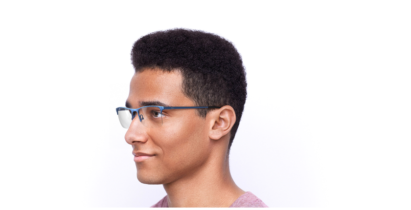 LUNETTES DE VUE homme MAGIC 105 bleu - vue de 3/4