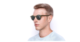LUNETTES DE SOLEIL SL 342 marron - vue de 3/4