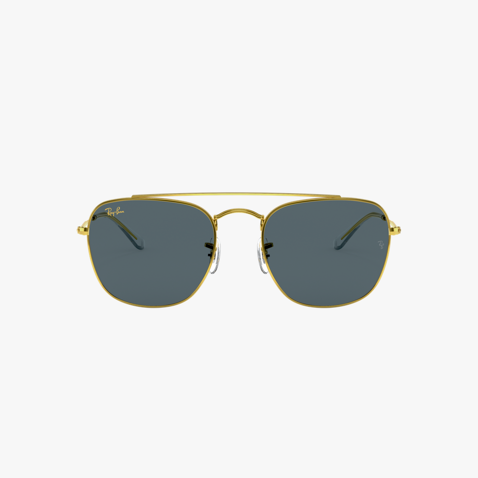 Lunettes de soleil homme RB3557 dorée - Vue de face