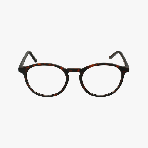 Lunettes de vue enfant RZERO26 écaille foncé/écaille rose Vue de face