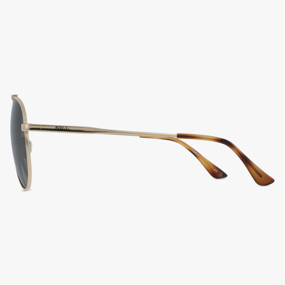 Lunettes de soleil homme SANTI dorée - Vue de face