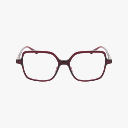 Lunettes de vue femme JOHANA rouge Vue de face