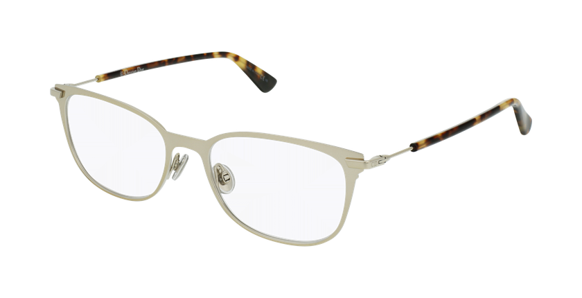 LUNETTES DE VUE femme DIORESSENCE13 doré - vue de 3/4