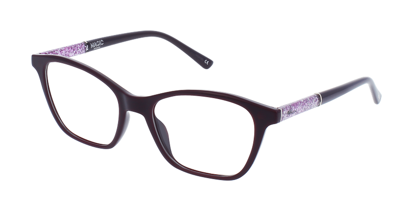 Lunettes de vue femme MAGIC 197 violet - Vue de face
