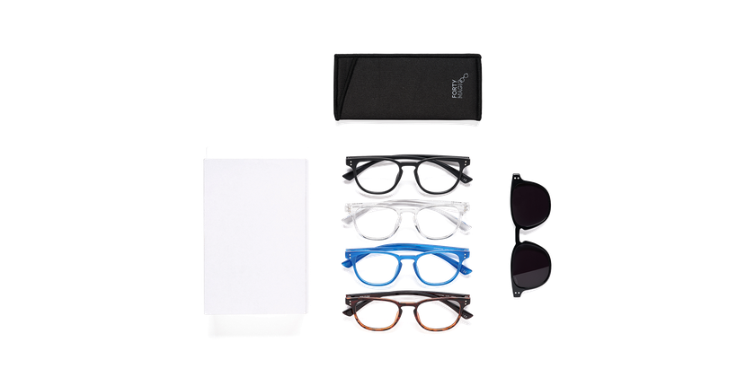 Lunettes de vue FORTY MAGIC COFFRET M2 +1.00 blanc - Vue de face