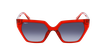 LUNETTES DE SOLEIL femme ROCHESTER rouge - Vue de face