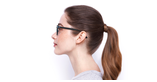 Lunettes de vue femme RZERO 36 bleu - Vue de face