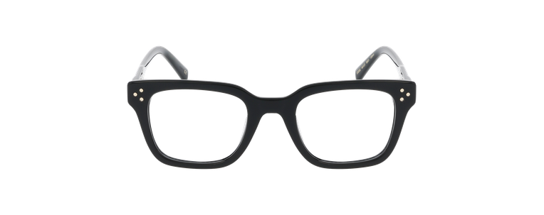 Lunettes de vue femme CARACTÈRES EXPRESSIVE noir - Vue de face
