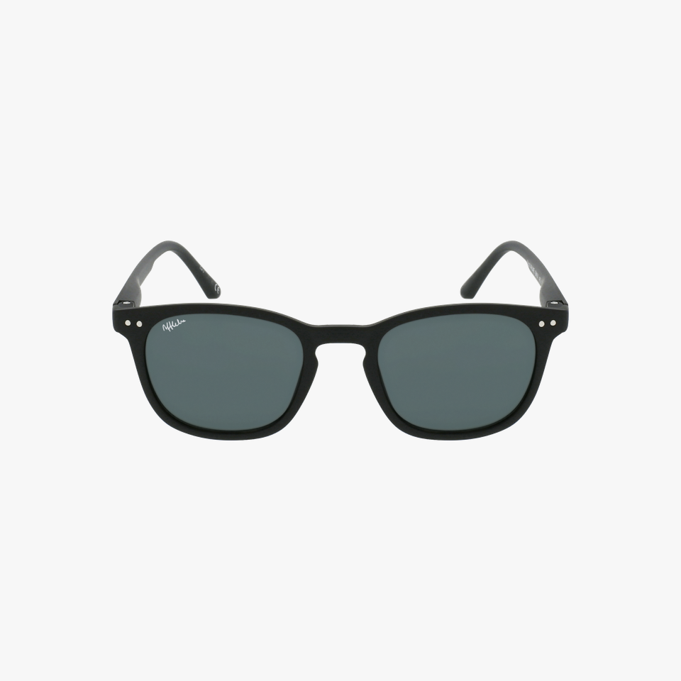 Lunettes de soleil enfant VALME noir - Vue de face