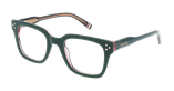 Lunettes de vue femme CARACTÈRES EXPRESSIVE vert - Vue de face