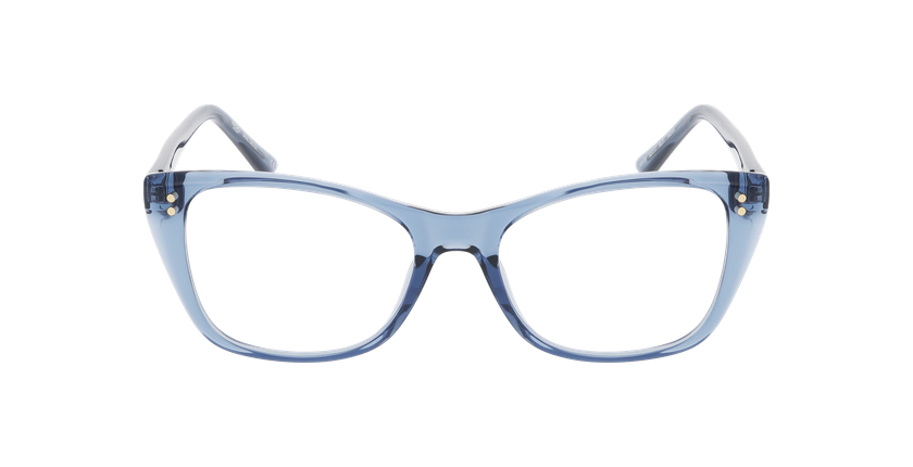 Lunettes de vue femme DEVA bleu - Vue de face