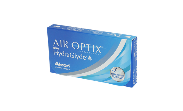 Lentilles de contact Air Optix Plus HydraGlyde 6L - Vue de face