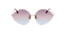 Lunettes de soleil femme VB220S dorée/violet