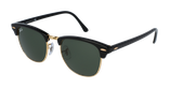 LUNETTES DE SOLEIL CLUBMASTER noir - vue de 3/4
