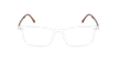 LUNETTES DE VUE homme MAGIC 130 blanc/argenté - Vue de face