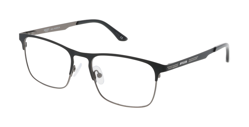 Lunettes de vue homme HUGOLIN noir - Vue de face