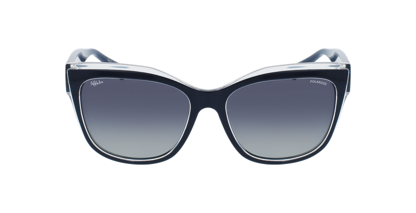 LUNETTES DE SOLEIL femme PATTY bleu - Vue de face