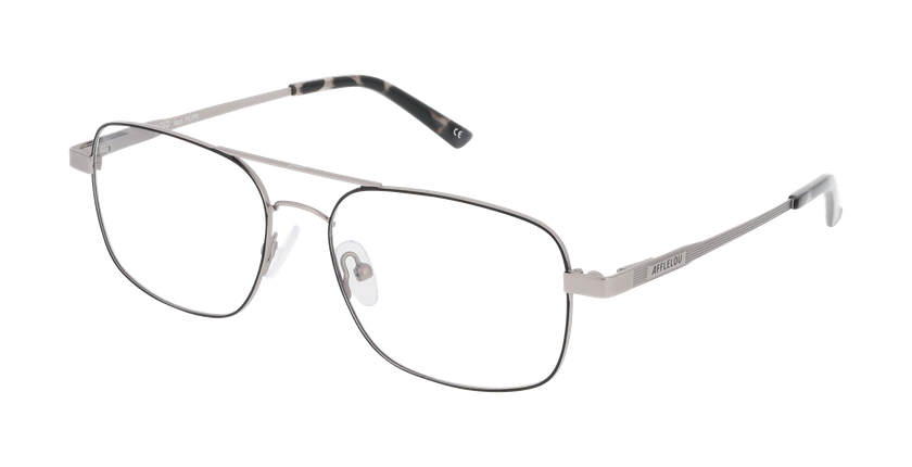 Lunettes de vue homme FILIPE noir/argenté - Vue de face