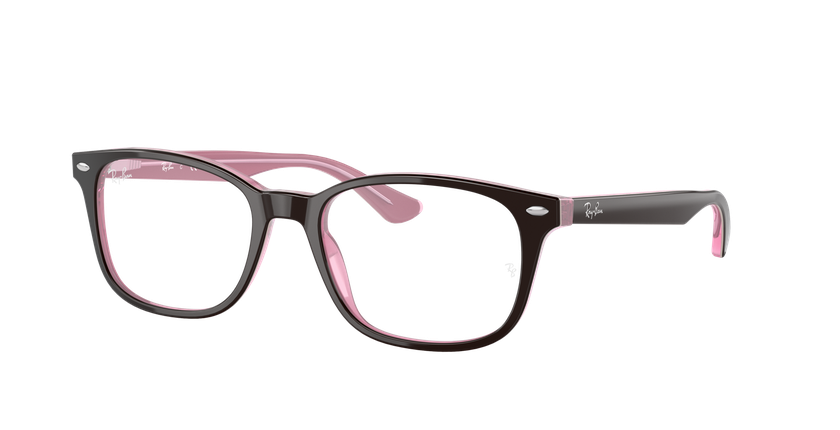 Lunettes de vue 0RX5375 écaille/rose - Vue de face