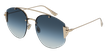 LUNETTES DE SOLEIL femme DIORSTRONGER doré - vue de 3/4