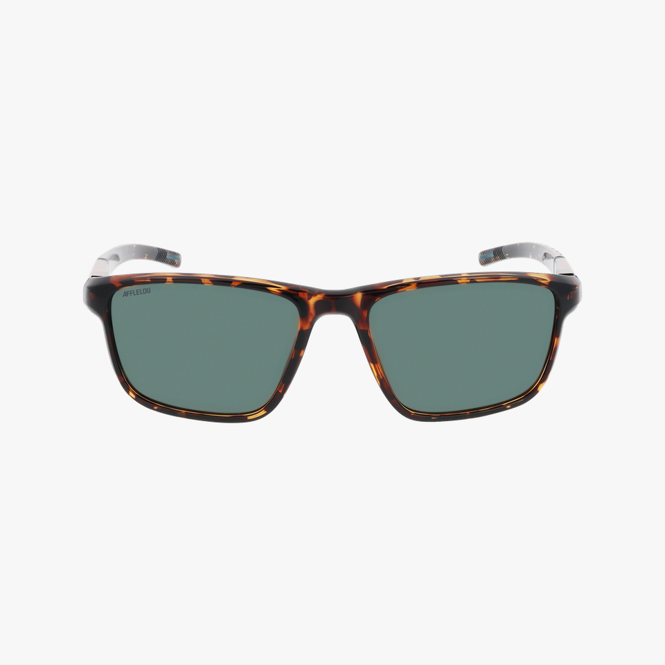 Lunettes de soleil homme COOPER POLARIZED écaille/bleu - Vue de face