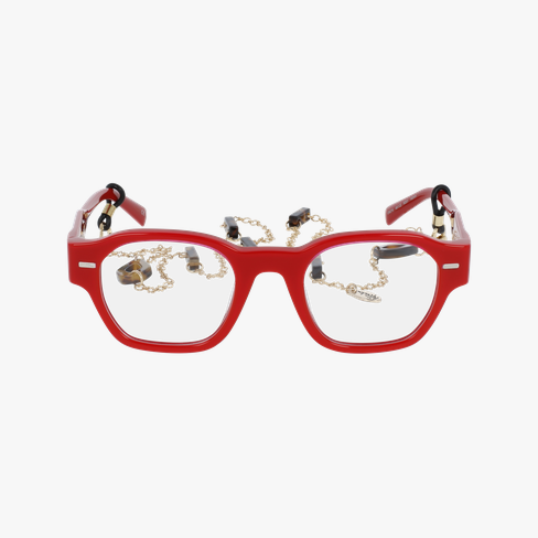 Lunettes de vue femme CARACTÈRES AUTHENTIQUE rouge