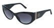 LUNETTES DE SOLEIL femme GU7624 noir - vue de 3/4