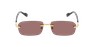 Lunettes de soleil homme GG1221S dorée/écaille