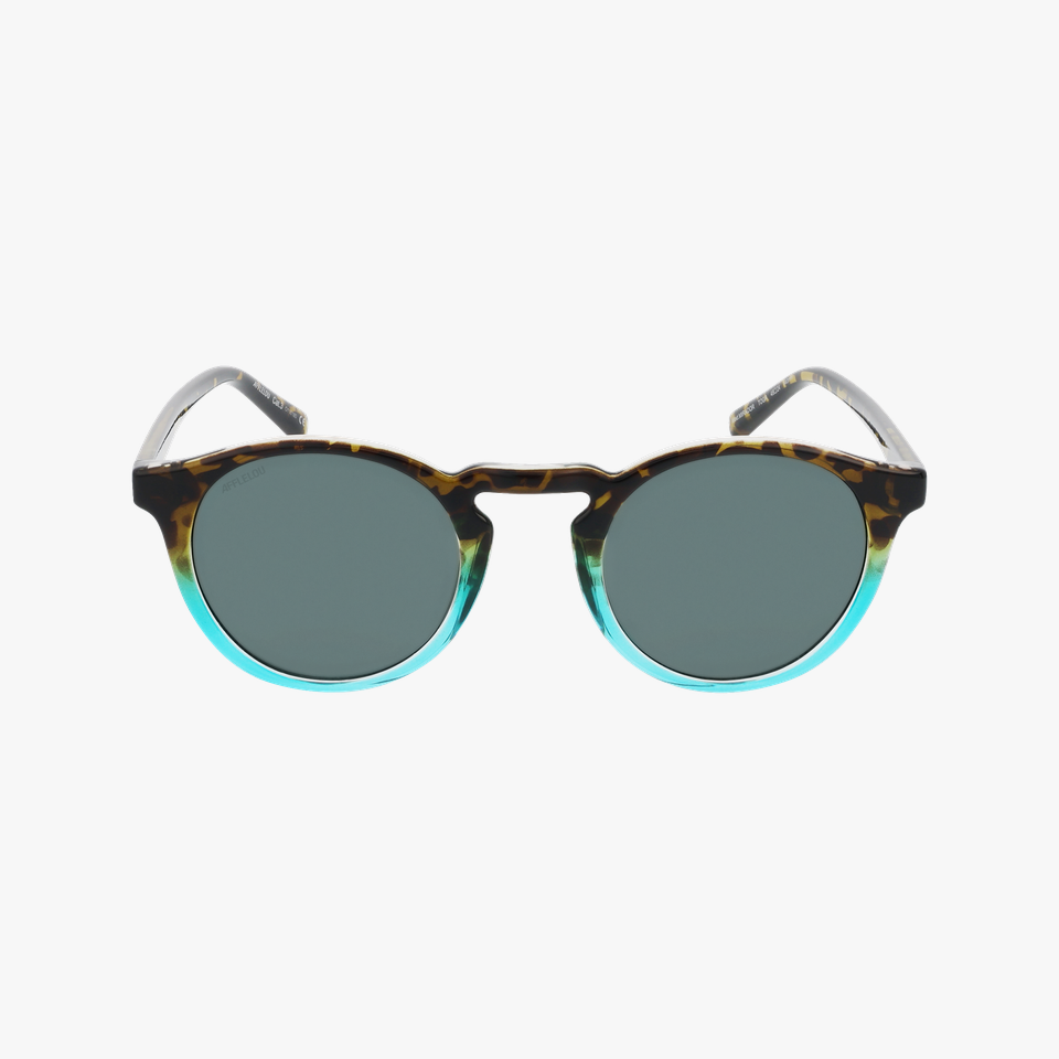 Lunettes de soleil MIRADOR écaille/vert - Vue de face