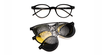 LUNETTES DE VUE femme MAGIC 49 noir - Vue de face