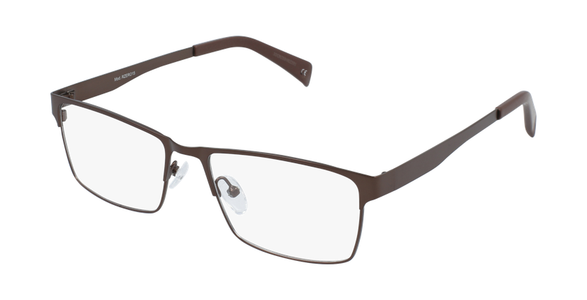 LUNETTES DE VUE homme RZERO15 marron - vue de 3/4