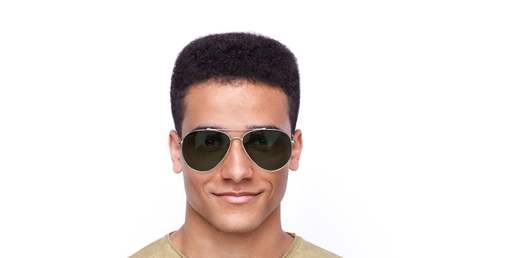 LUNETTES DE SOLEIL homme SANTI doré