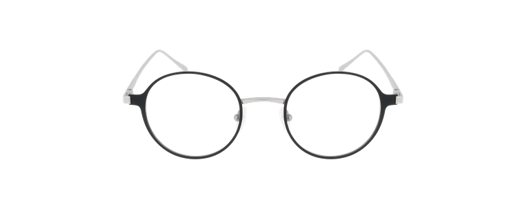 Lunettes de vue homme MAGIC315 noir/argenté - Vue de face