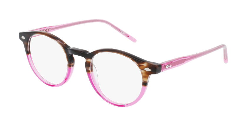 Lunettes de vue femme MAGIC 147 marron/rose - Vue de face