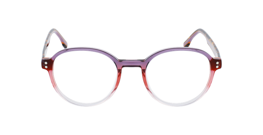 Lunettes de vue femme MAGIC203 violet/rose - Vue de face