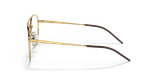 Lunettes de vue 0RX6414 dorée - Vue de face