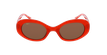 LUNETTES DE SOLEIL femme BEATRIZ rouge - Vue de face
